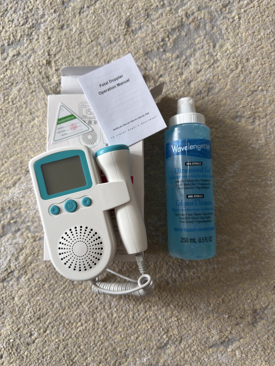 Fetal Doppler with Ultrasound Gel