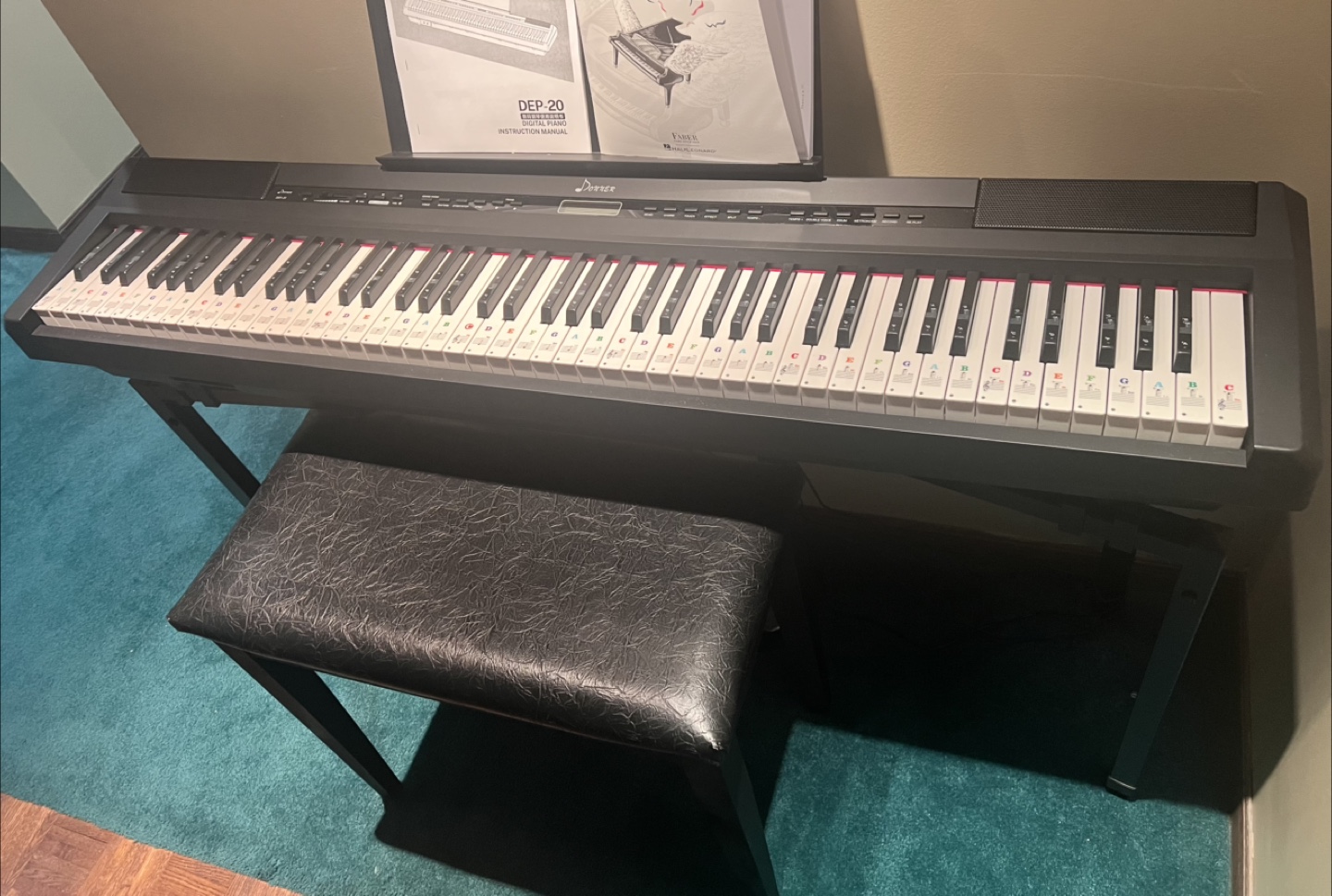 Donner DEP-20 Digital Piano with Bench - photo 2