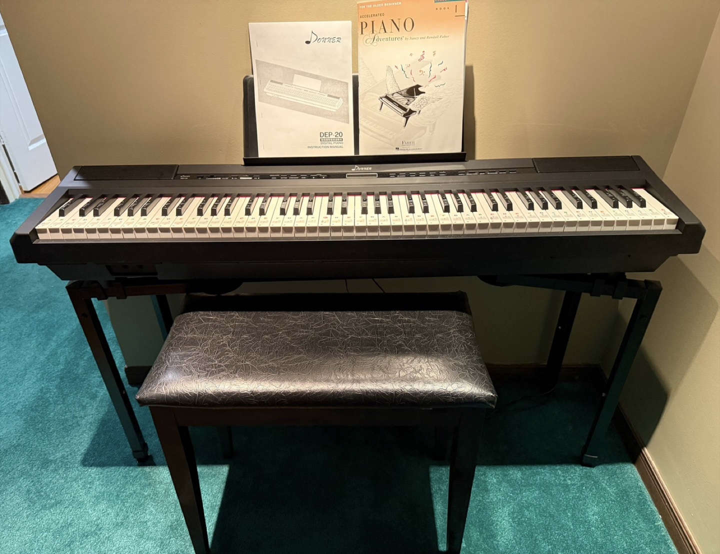 Donner DEP-20 Digital Piano with Bench