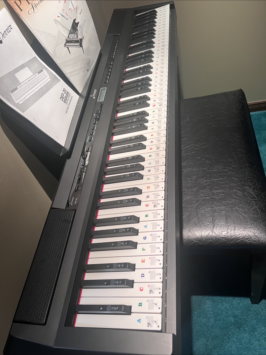 Donner DEP-20 Digital Piano with Bench - photo 3