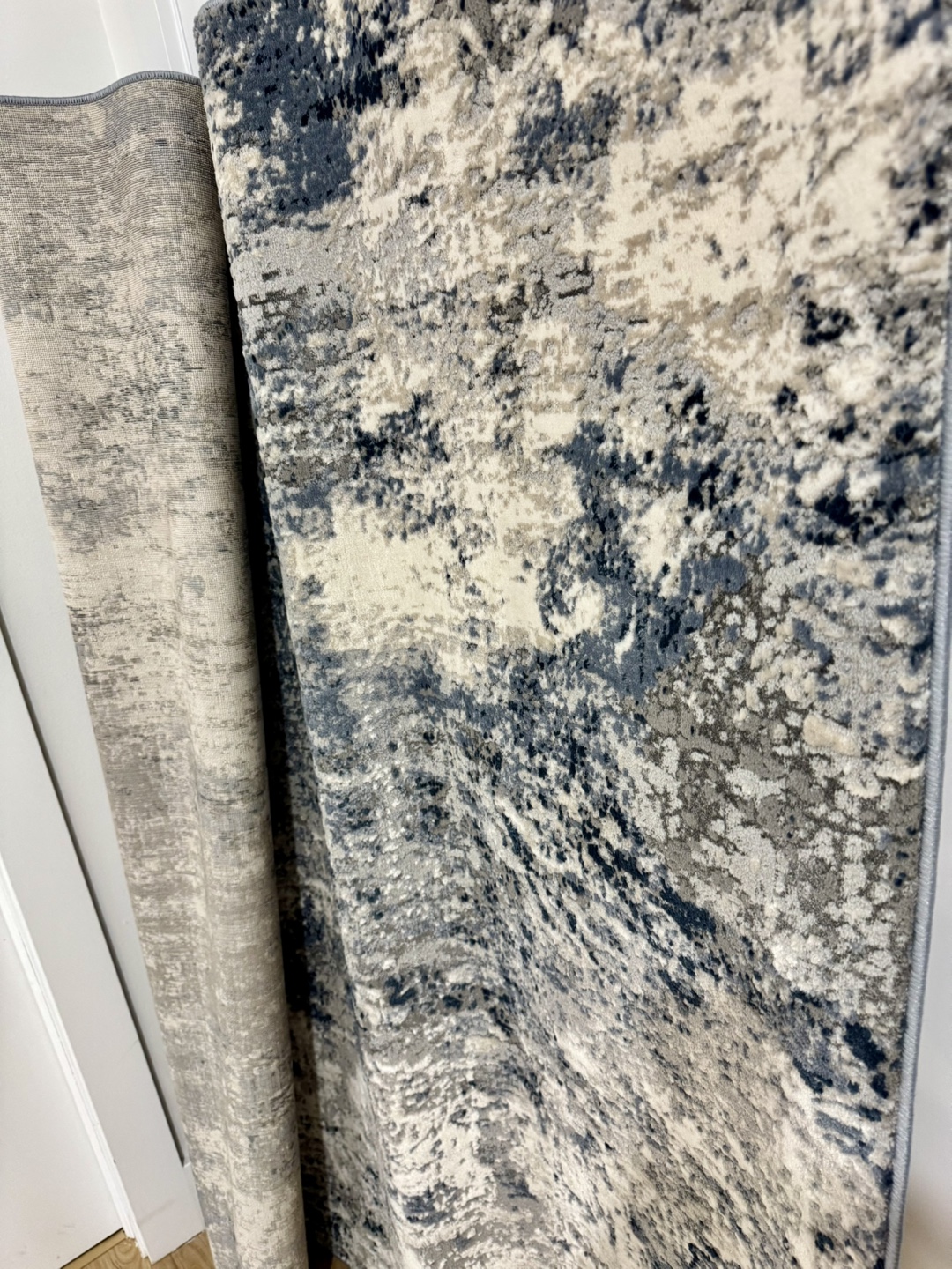 Kiran Area Rug - Blue & Grey- 5'3" x 7' - photo 2