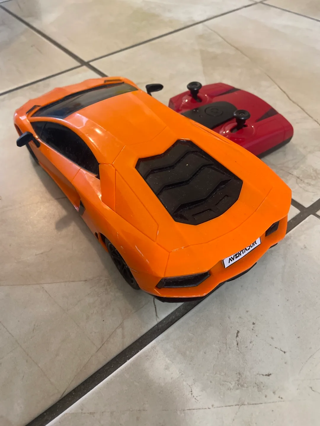 Orange Lamborghini Aventador Remote Control Car image indicator(3)