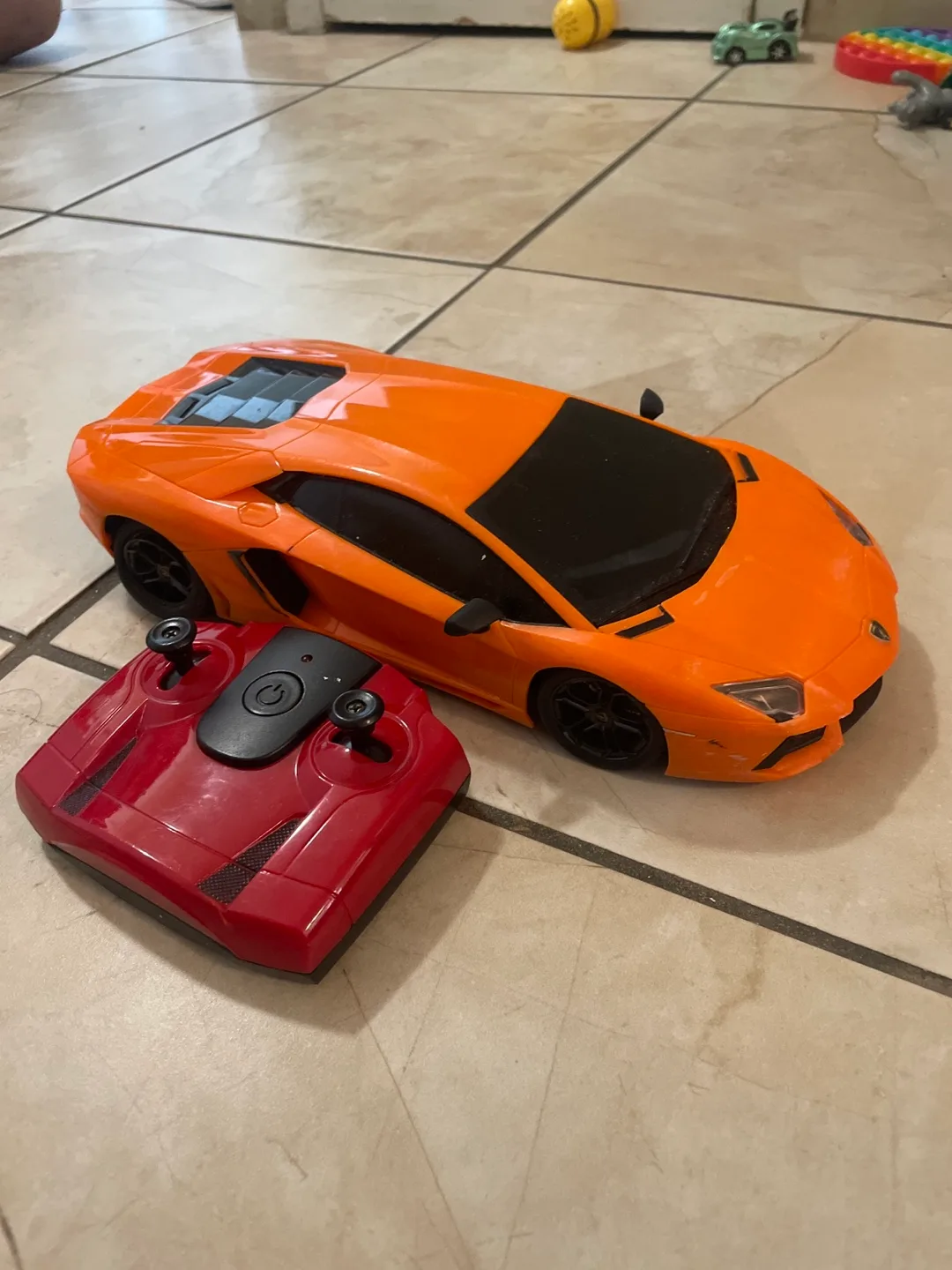 Orange Lamborghini Aventador Remote Control Car image indicator(2)