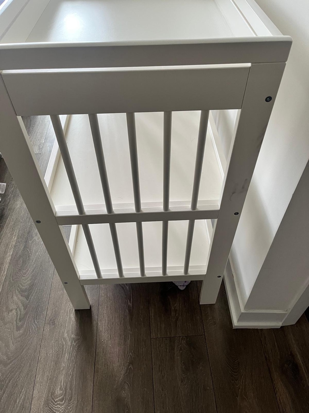 IKEA White Changing Table with Storage - photo 2
