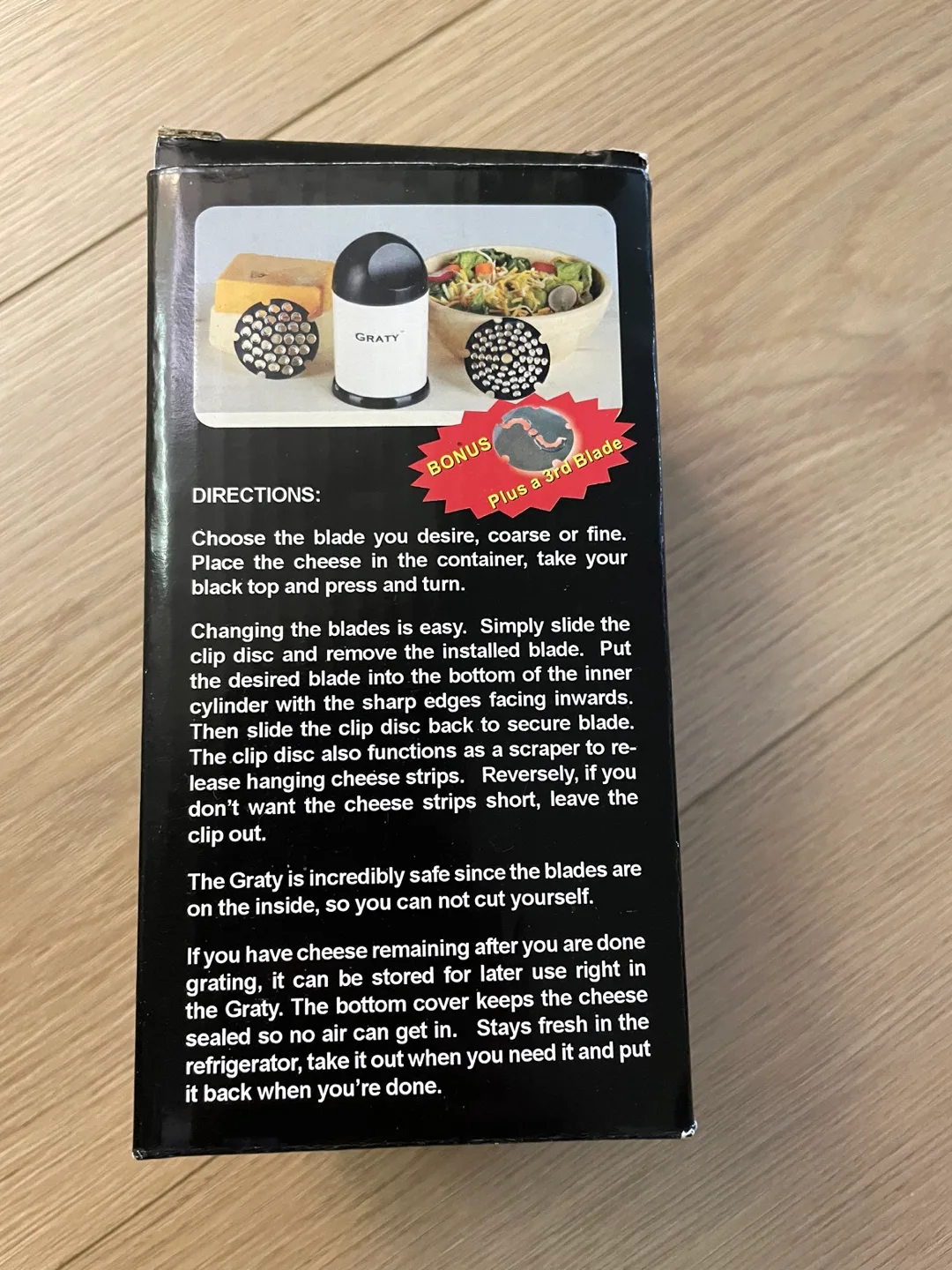 🏒 Graty Gourmet Cheese Grater - As Seen on TV! image indicator(2)