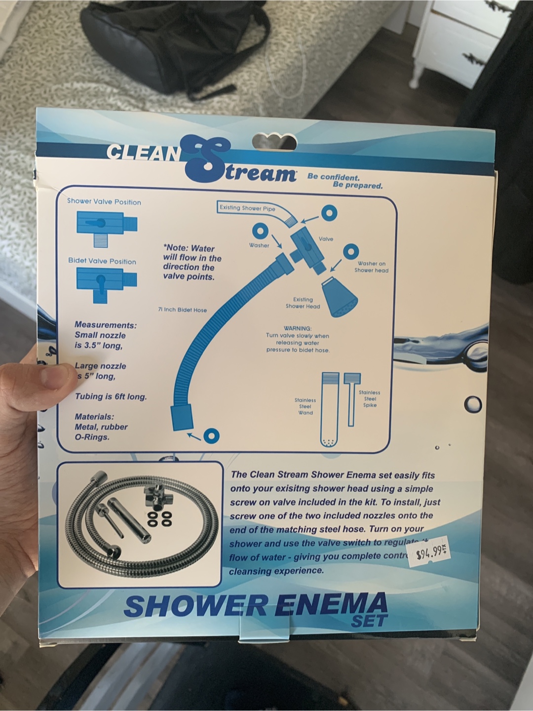 Clean Stream Shower Enema Set - New in Box - photo 2