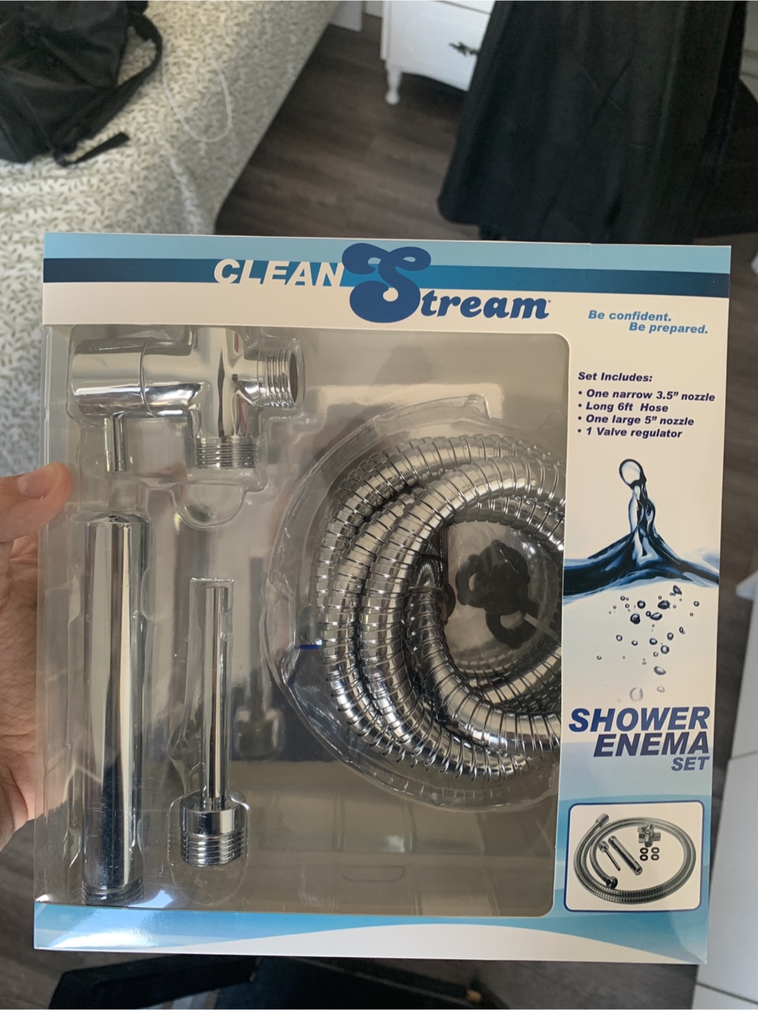Clean Stream Shower Enema Set - New in Box