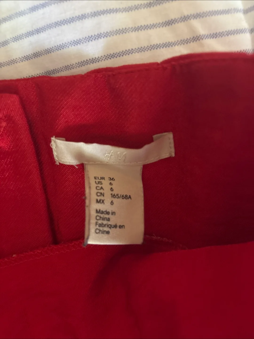 Red H&M Skirt, Size 6 image indicator(2)