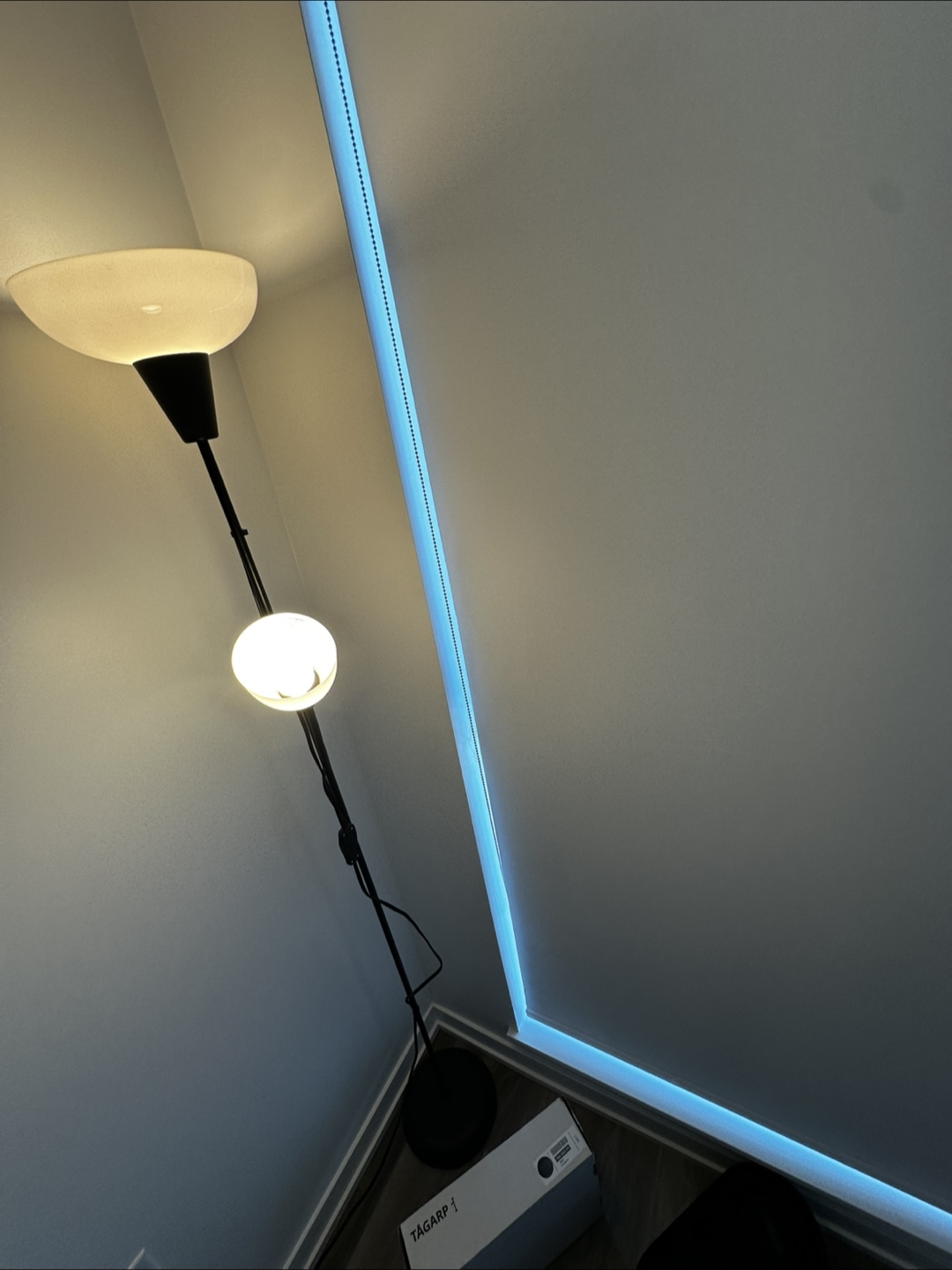 IKEA TÄGARP Black Floor Lamp