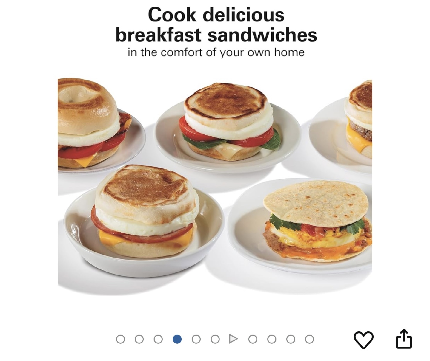 Hamilton Beach Dual Breakfast Sandwich Maker with Timer - photo 4