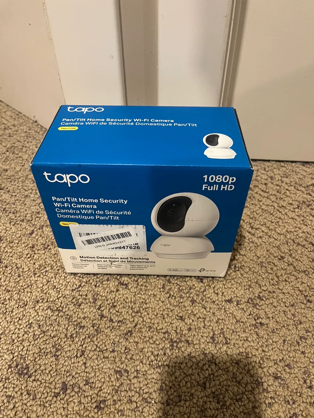 TP-Link Tapo 1080p Full HD Pan/Tilt Smart Wi-Fi Security Camera thumbnail