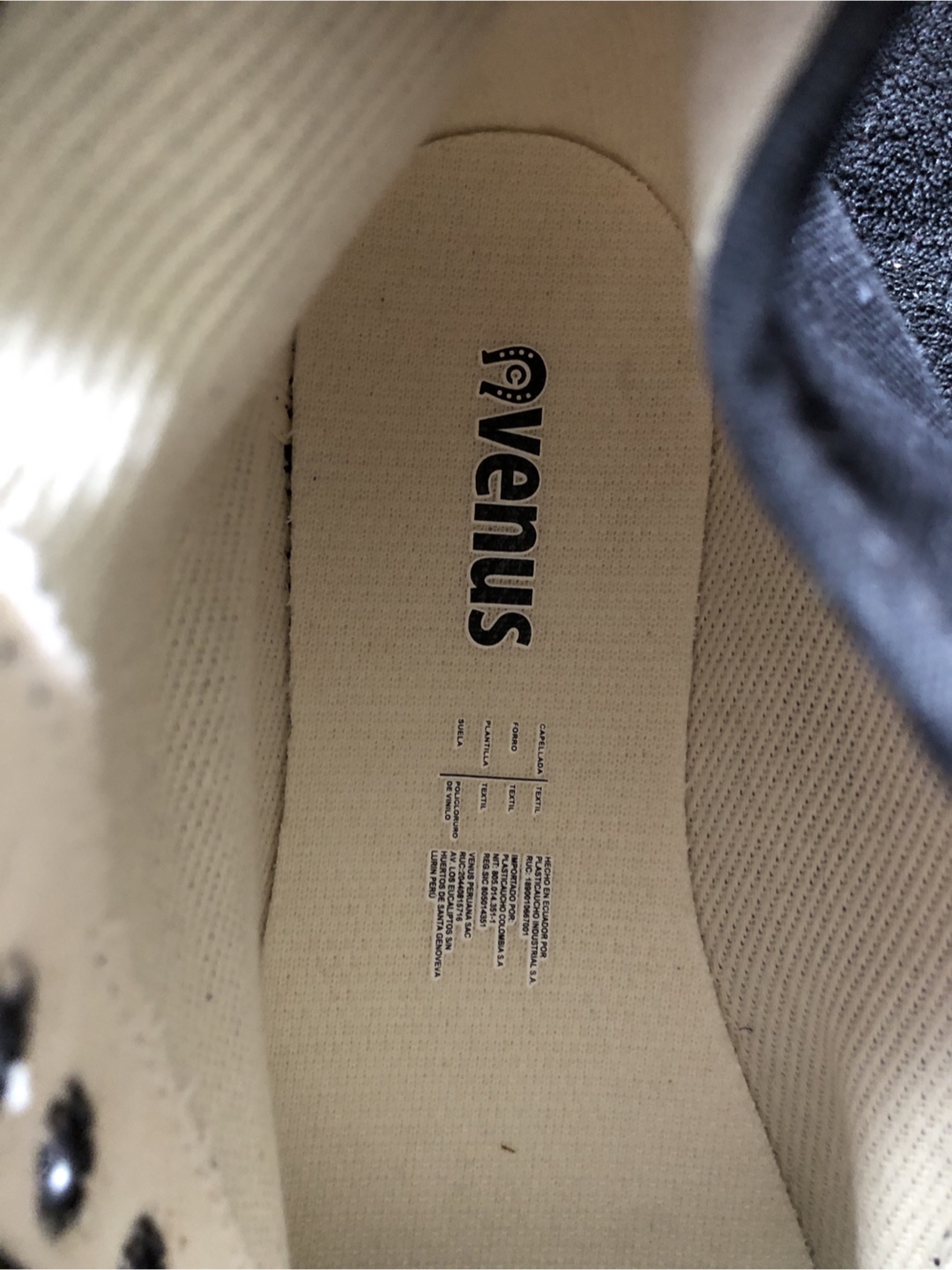Venus Black Canvas High Top Sneakers - Size 33,39 & 40 - photo 2
