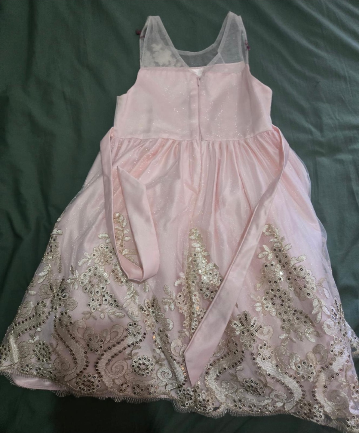 American girl pink and gold dress - photo 4
