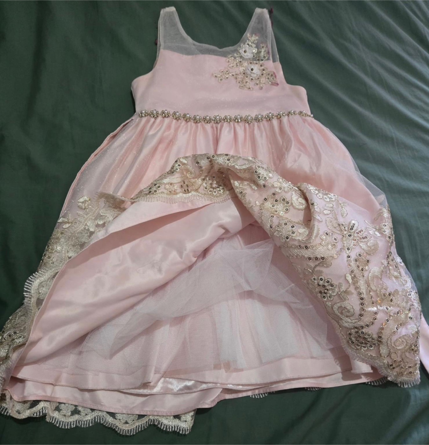 American girl pink and gold dress - photo 3