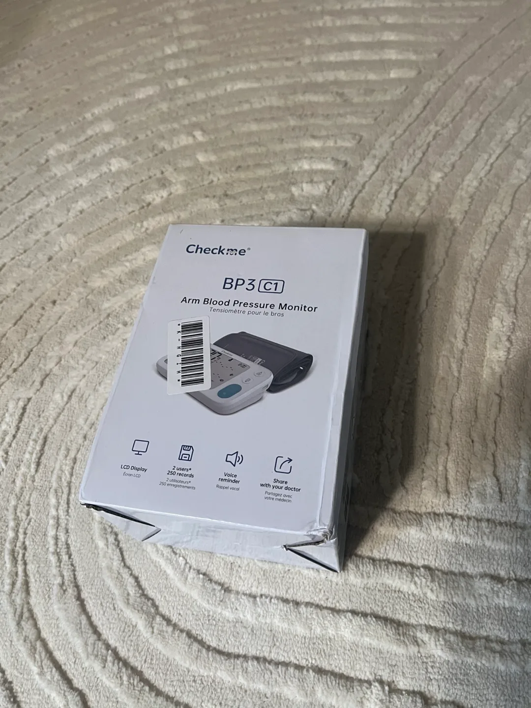 Checkme BP3 C1 Arm Blood Pressure Monitor - New in Box thumbnail