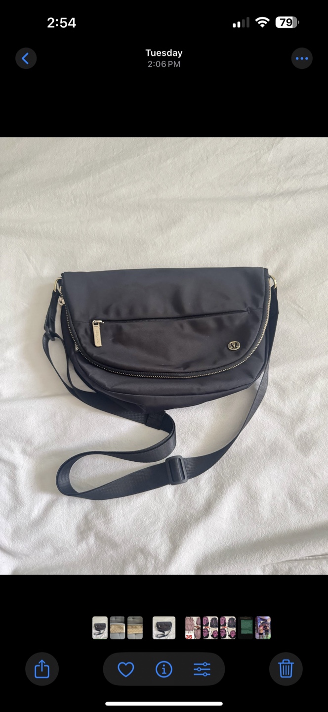 Lululemon Black Crossbody Bag