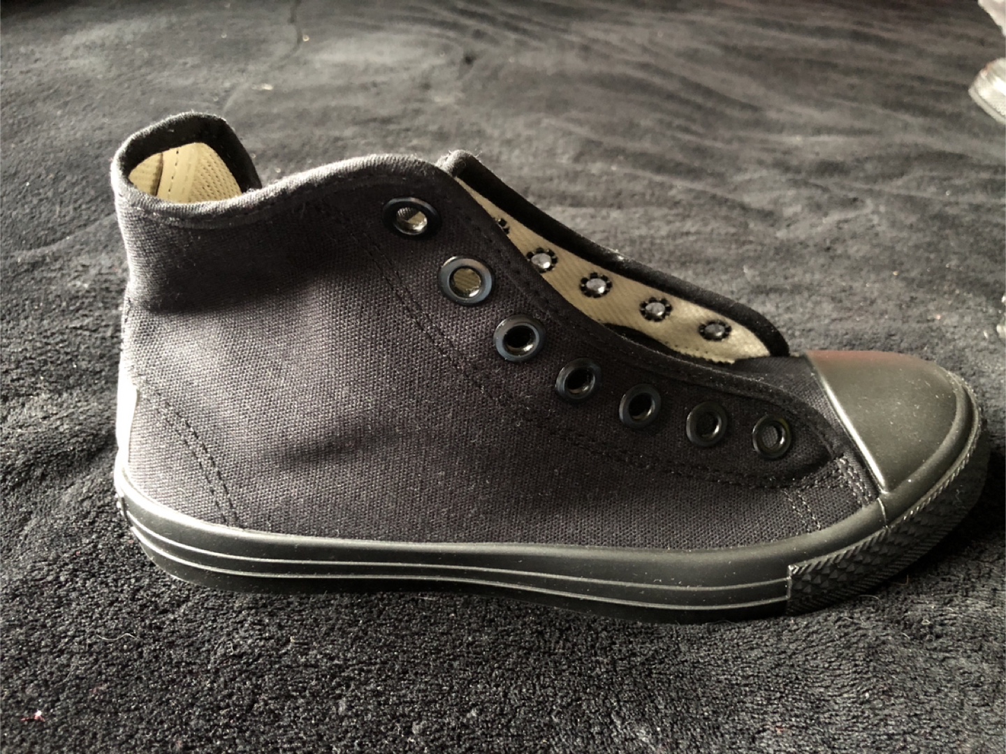 Venus Black Canvas High Top Sneakers - Size 33,39 & 40 - photo 5