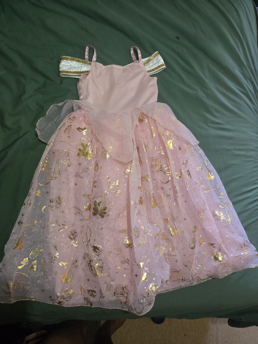 Disney Princess Aurora Sleeping Beauty Costume Dress Size 7/8 - photo 4