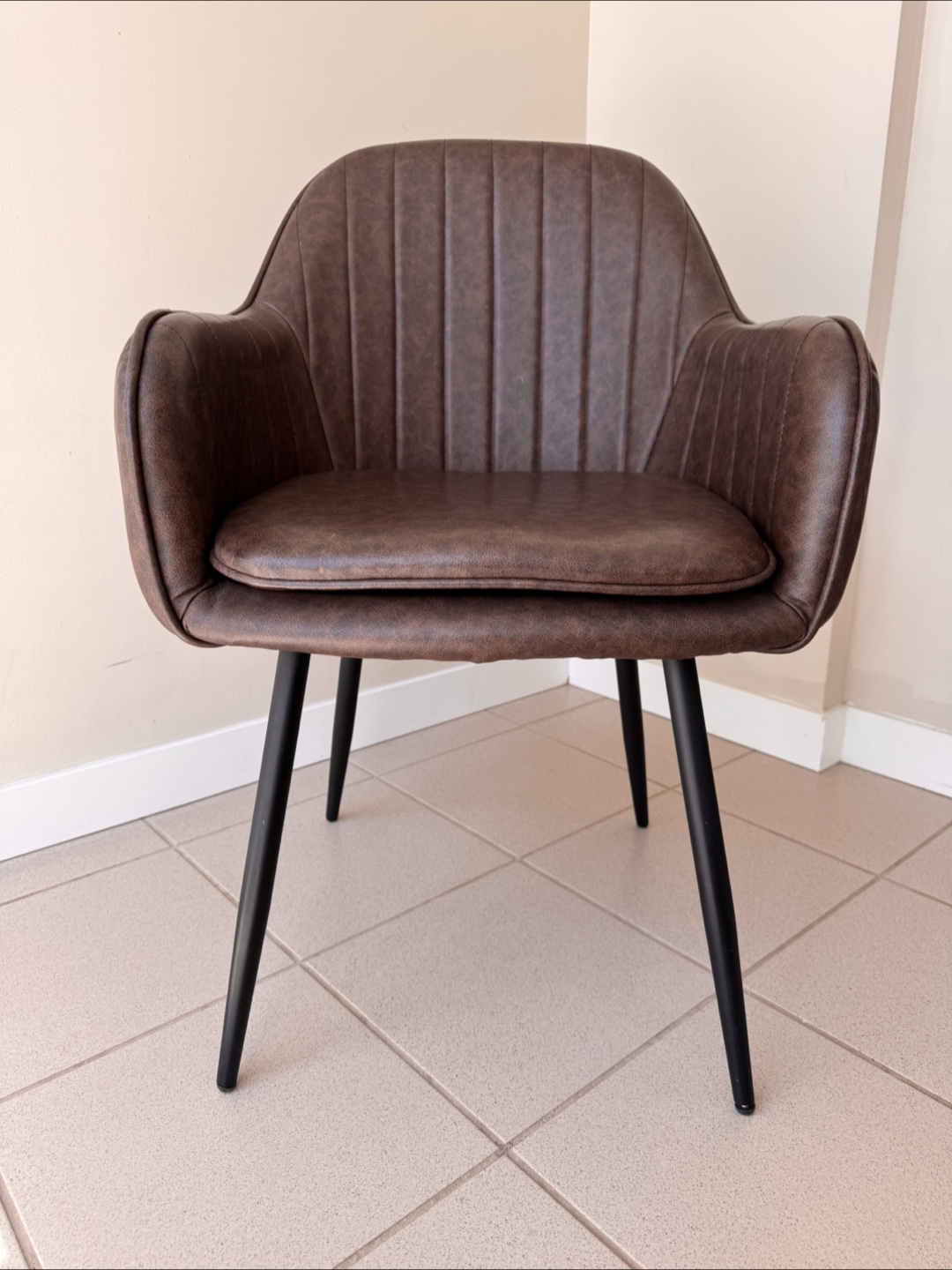 Industrial Style Desk and Armchair Set - photo 4