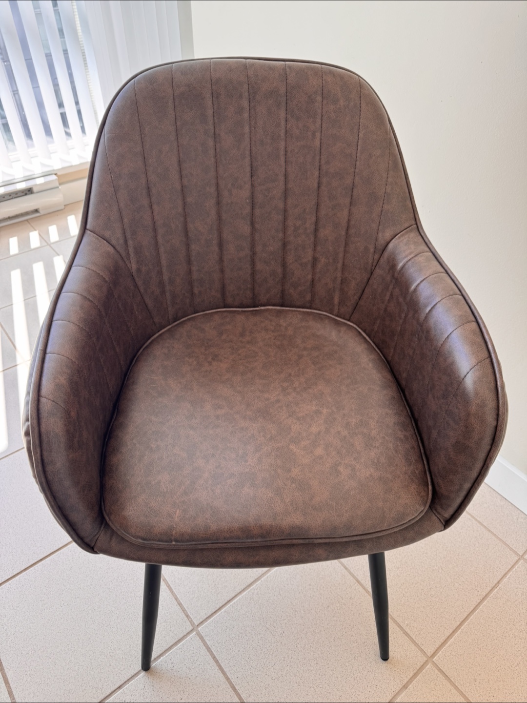 Industrial Style Desk and Armchair Set - photo 5