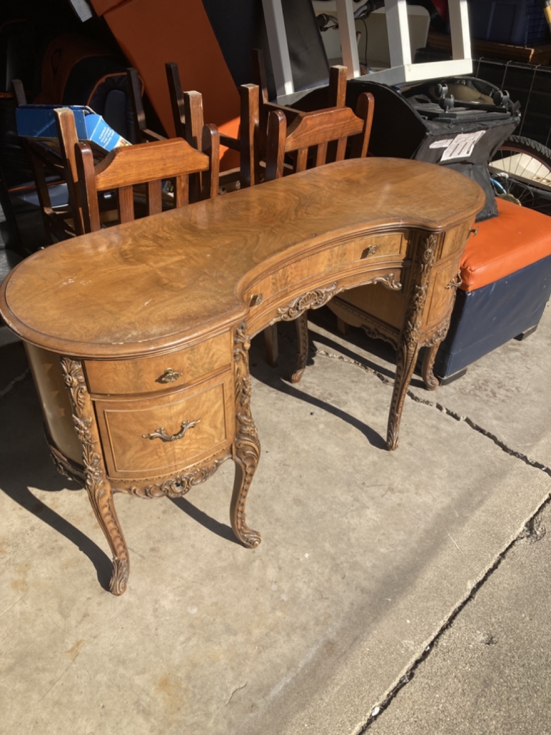 Antique Vanity Desk - photo 2