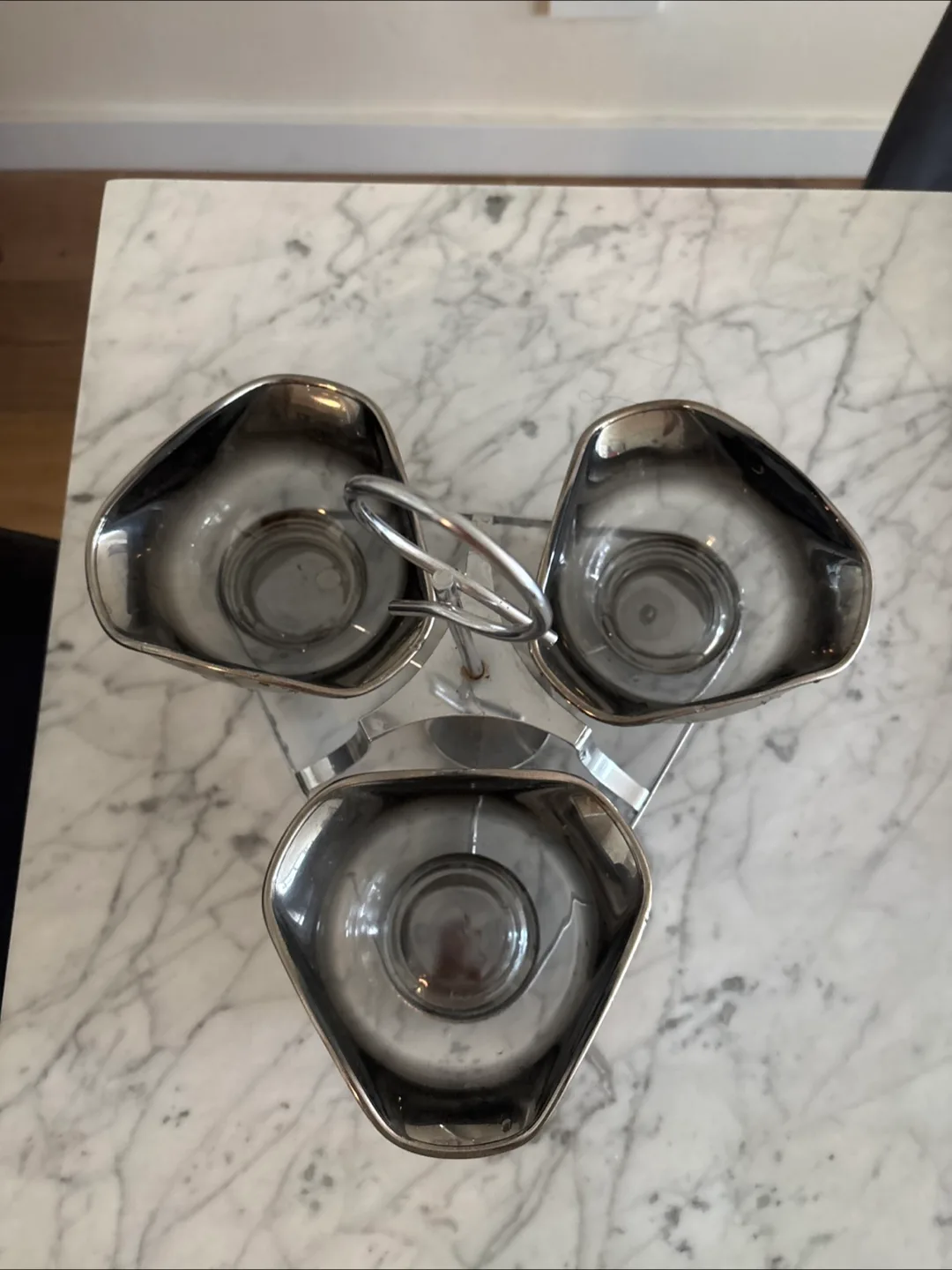 Mid-Century Modern Three-Bowl Server thumbnail