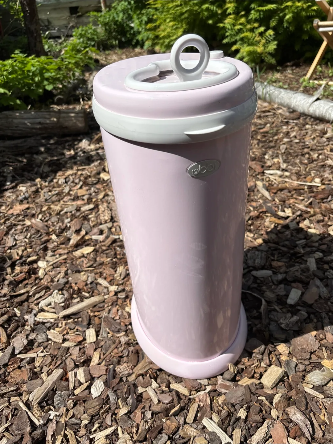 Obbi Diaper Pail - Blush Pink thumbnail
