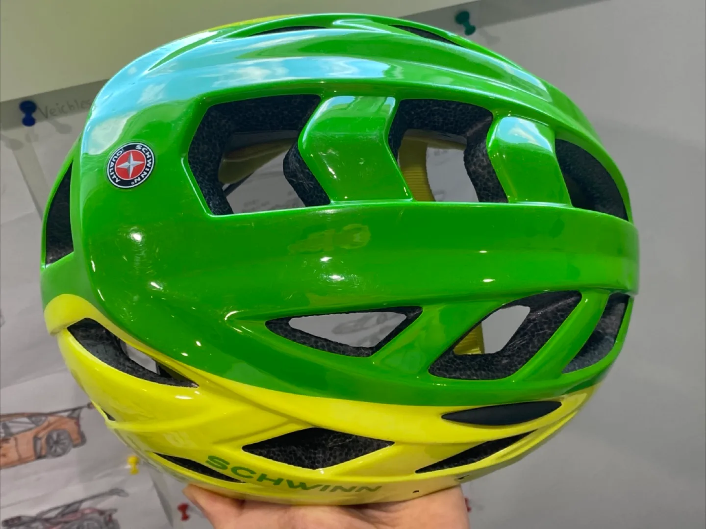 🏒 Schwinn Kids' Bike Helmet - Lime Green & Yellow image indicator(2)