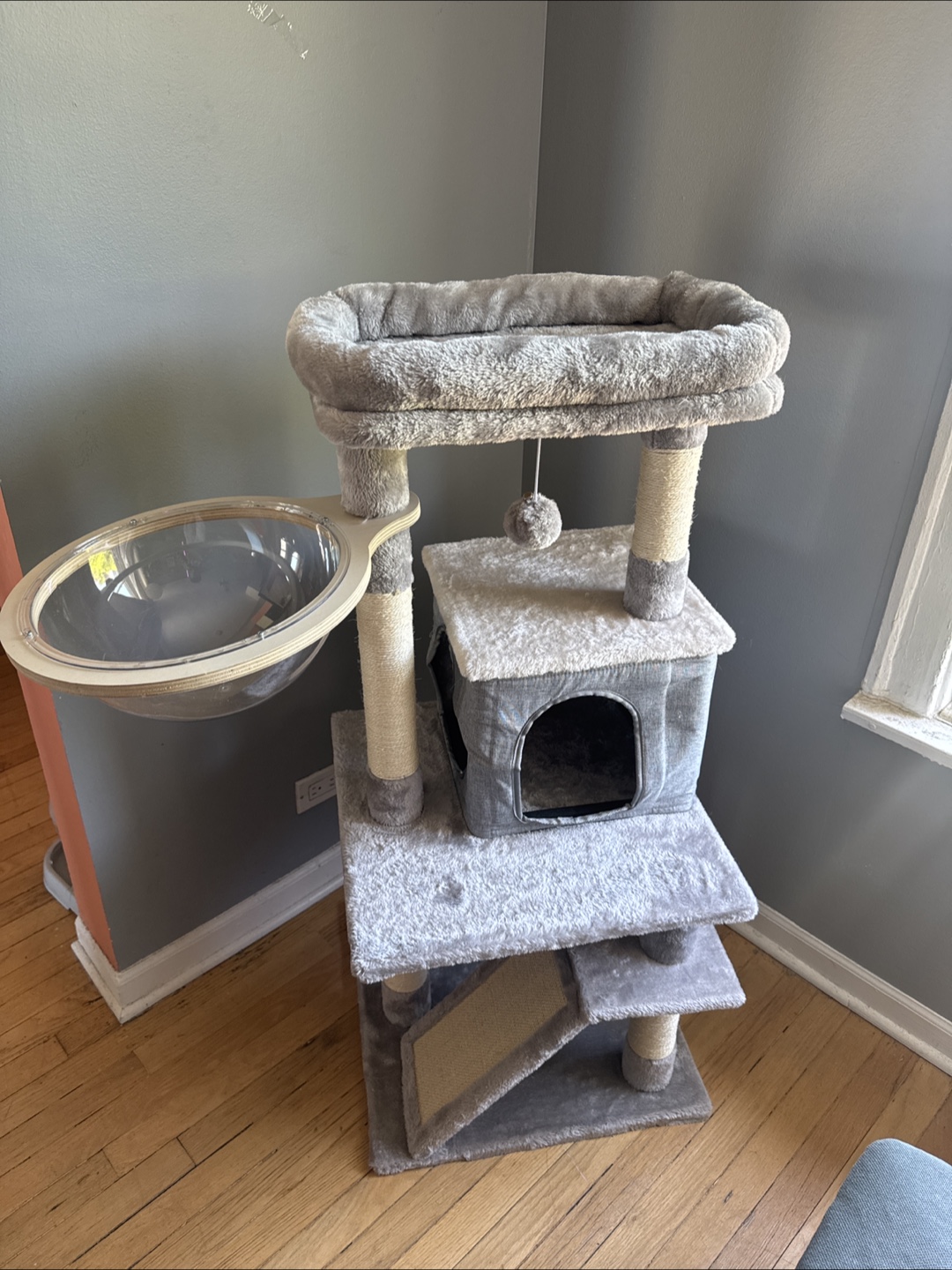 Cat Tree Condo, Gray, Multi-Level - photo 2