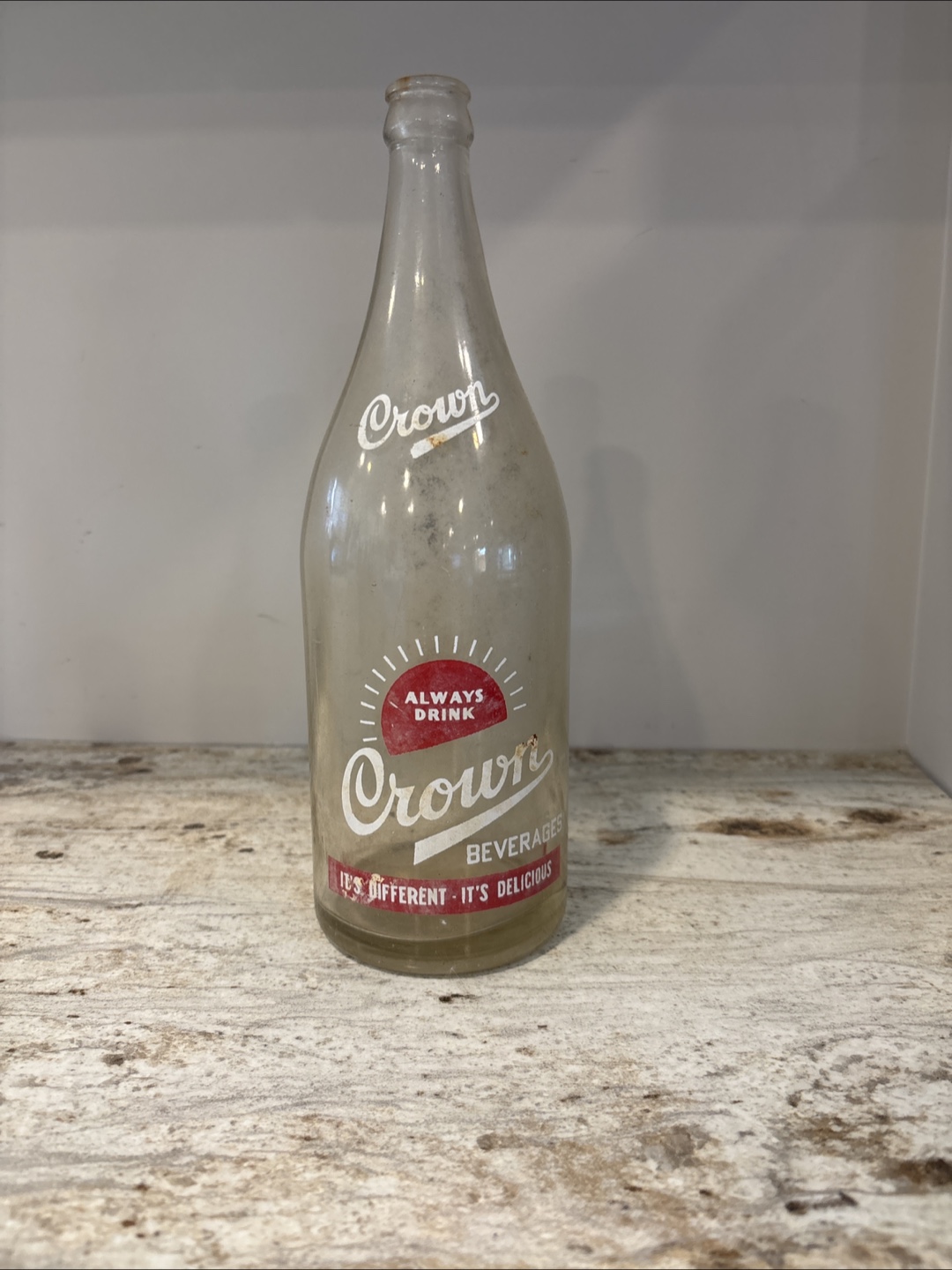 Vintage Soda Bottle Collection - Crown, 7 Up, Sun Crest & More! - photo 2