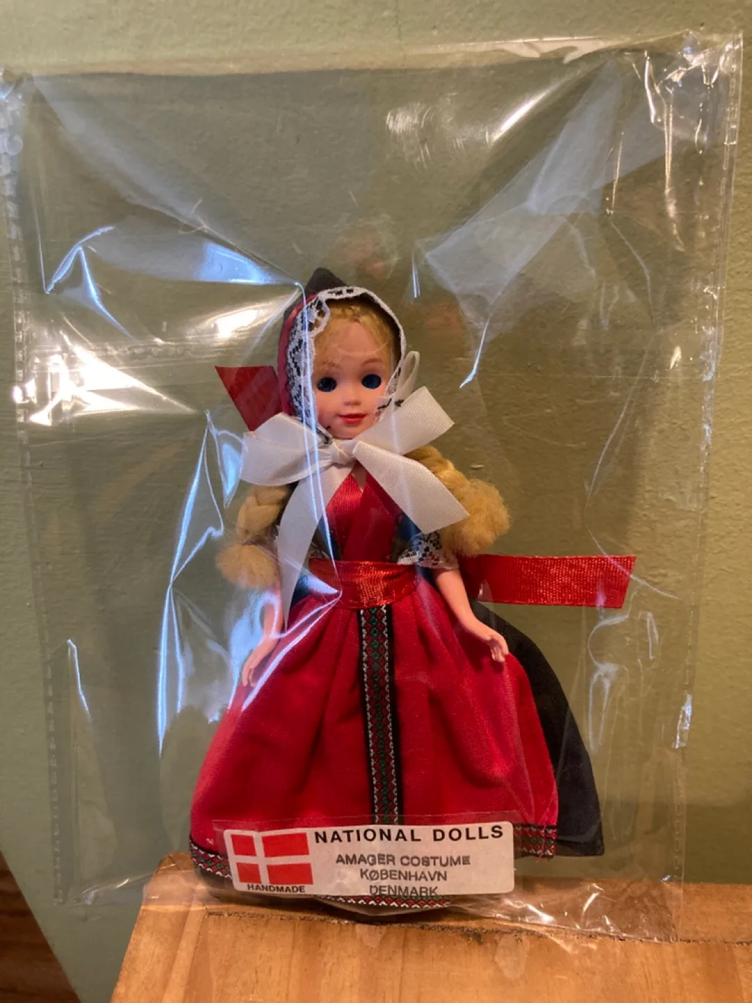 Handmade Danish National Doll Amager Costume thumbnail