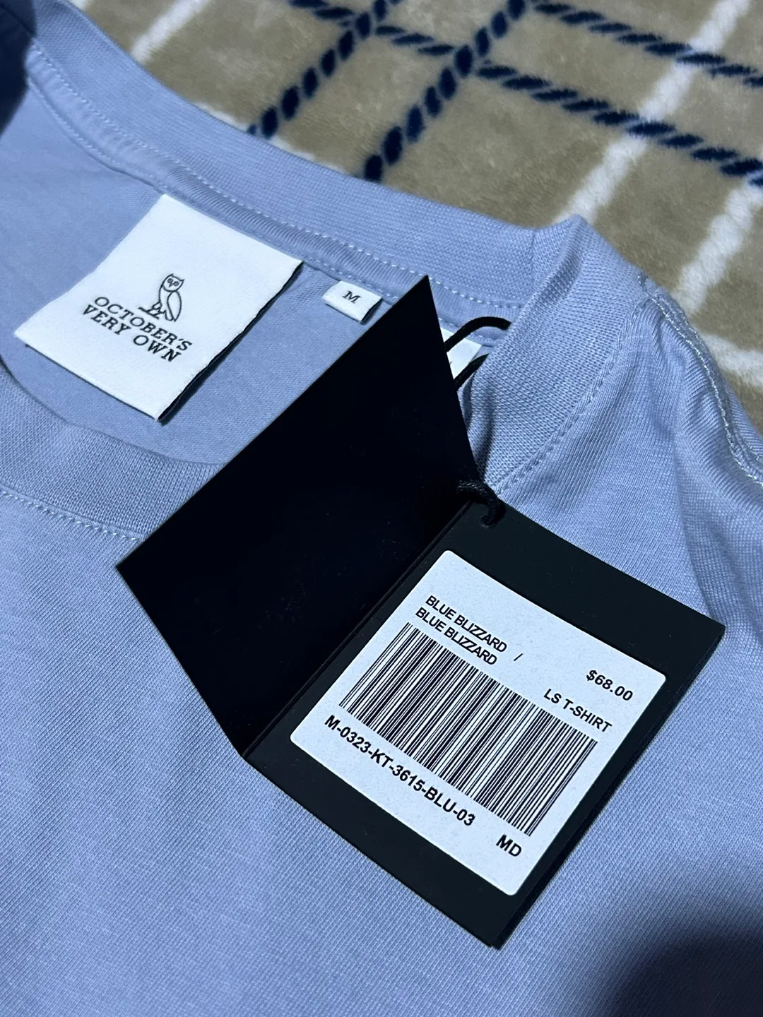 October's Very Own Blue Blizzard long t-shirt image indicator(3)