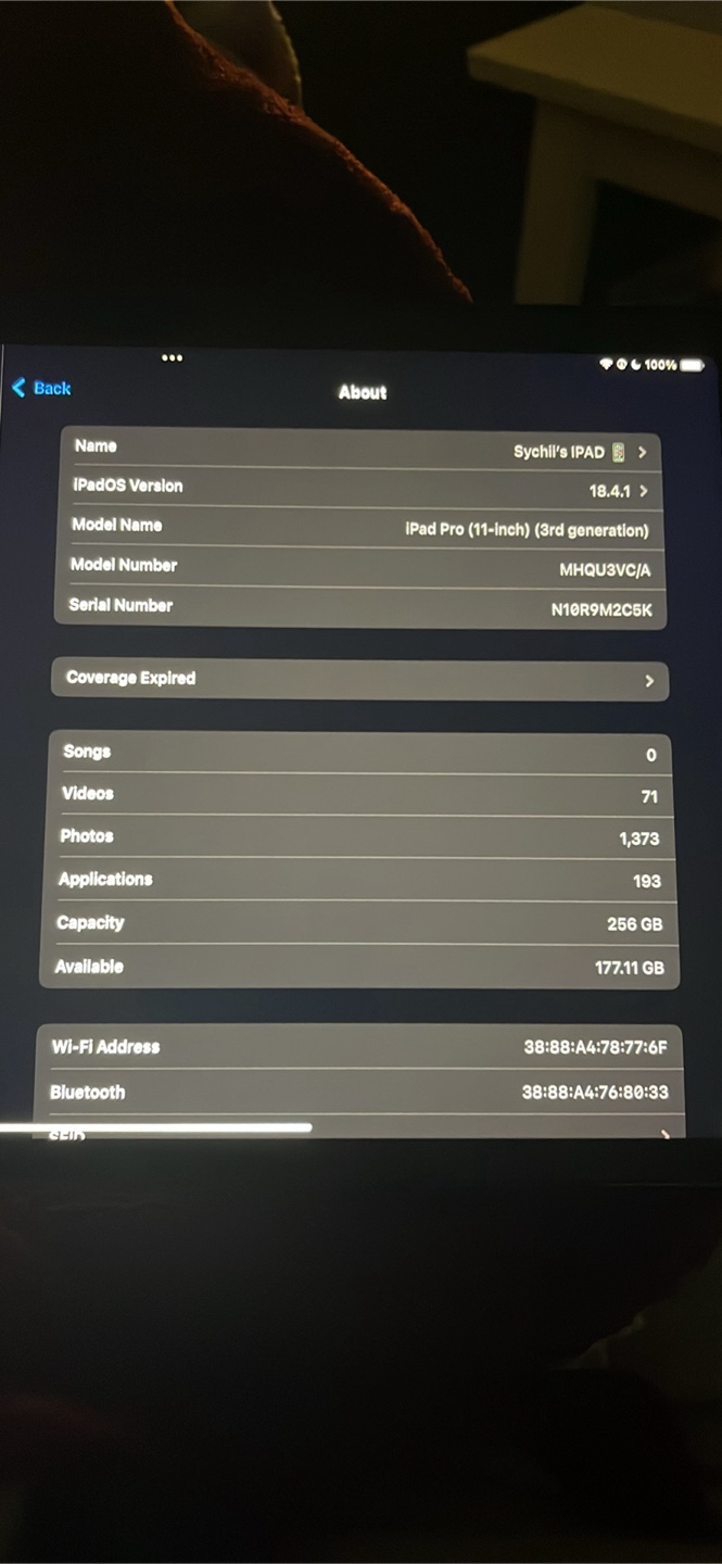 iPad Pro 11-inch (3rd generation) 256 GB