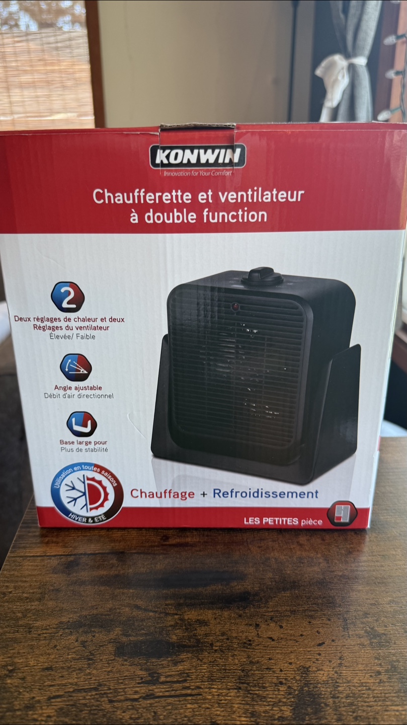 Konwin Dual Function Heater & Fan - photo 2