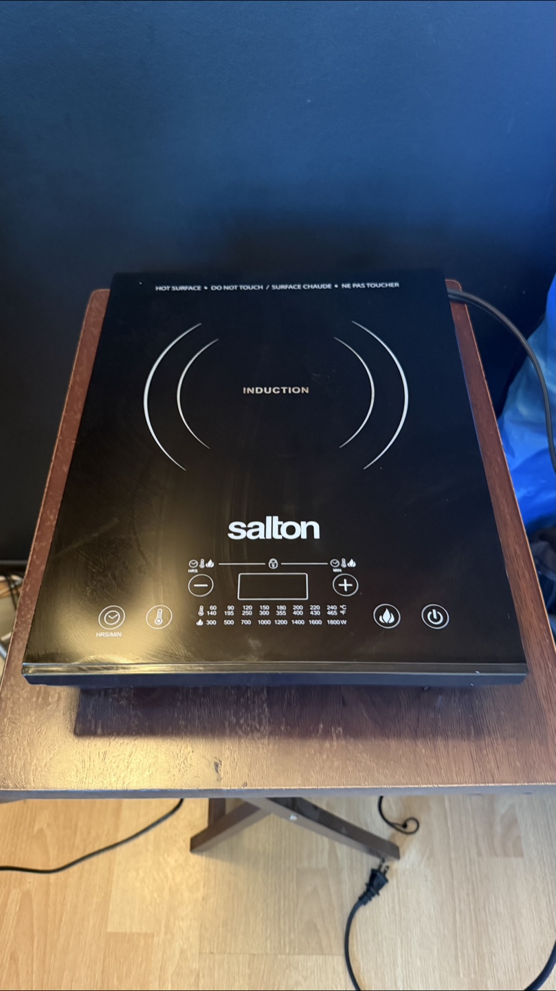 Salton Portable Induction Cooktop