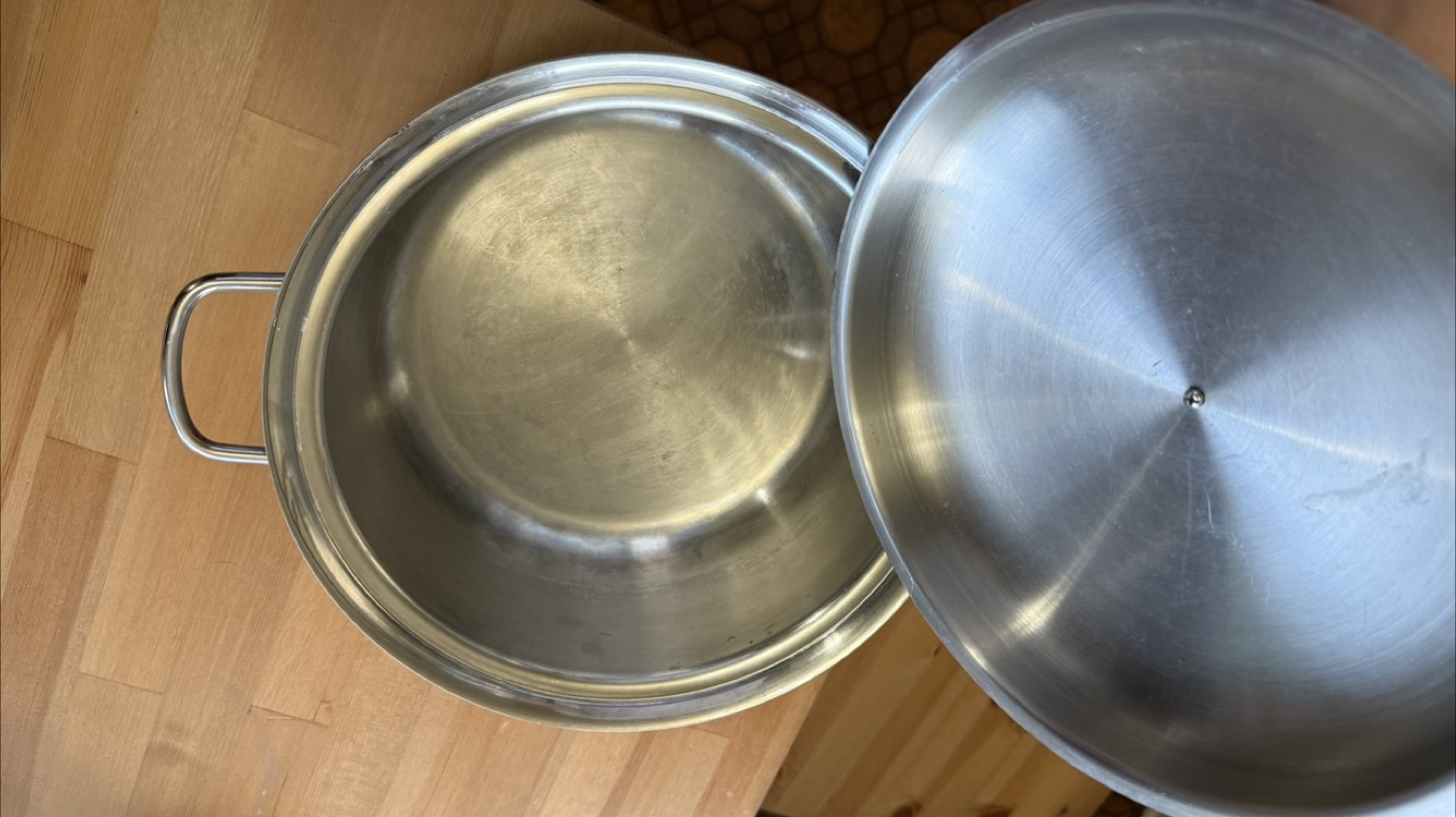 Stainless Steel Stock Pot with Lid - photo 2
