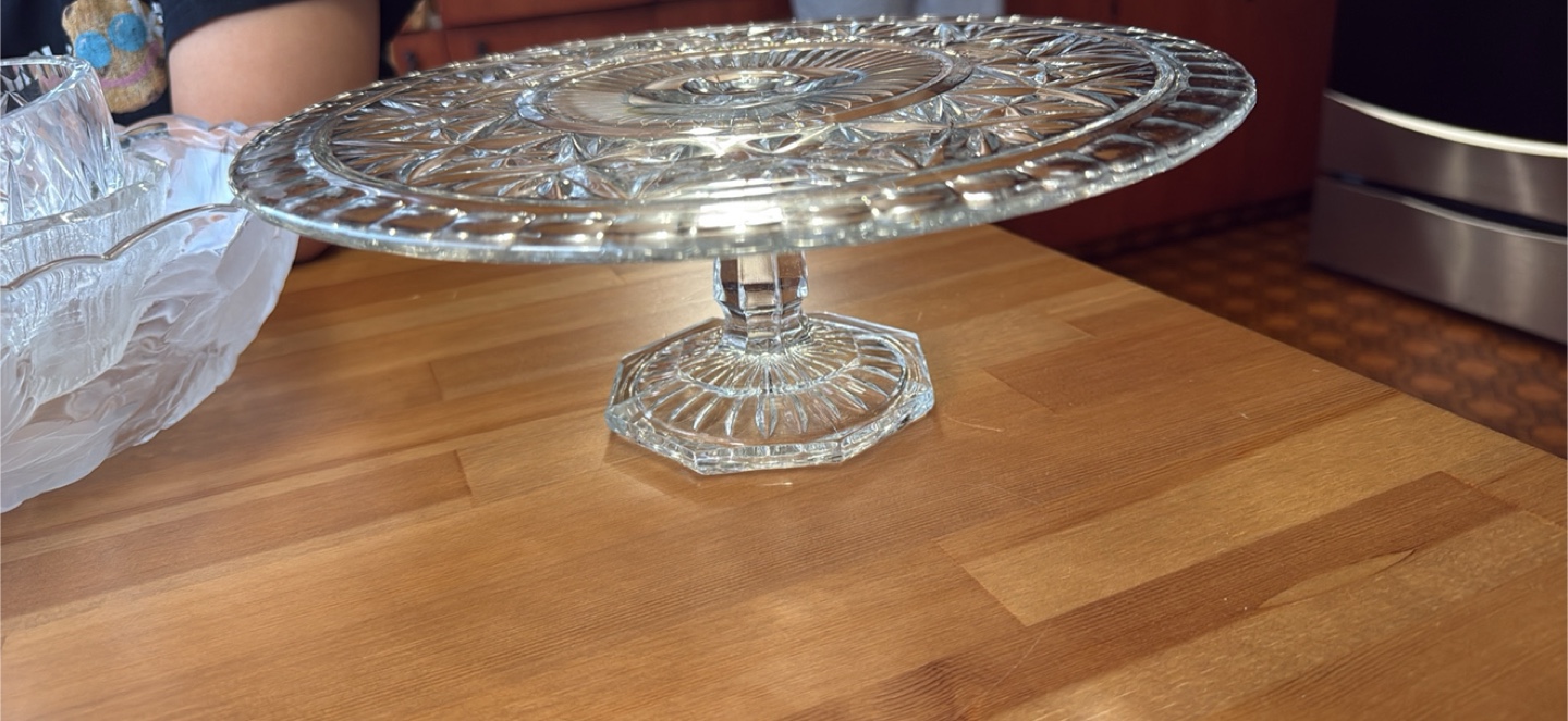 Crystal Cake Stand