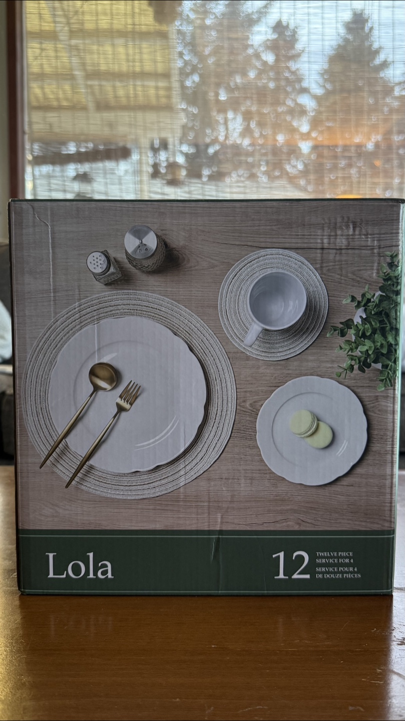 New Lola 12-Piece Dinnerware Set for 4 - photo 2