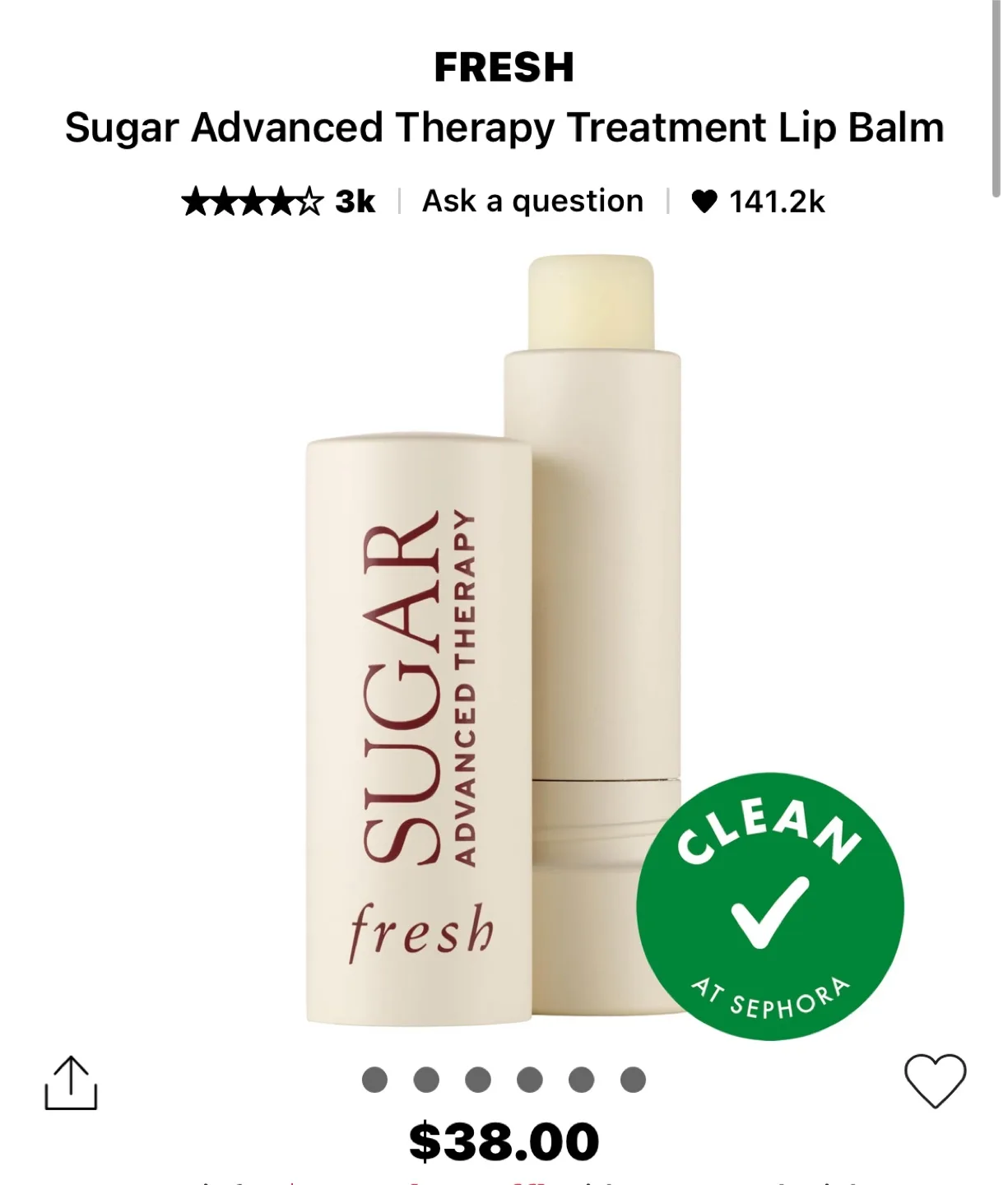 Fresh Sugar Advanced Therapy Lip Treatment image indicator(6)