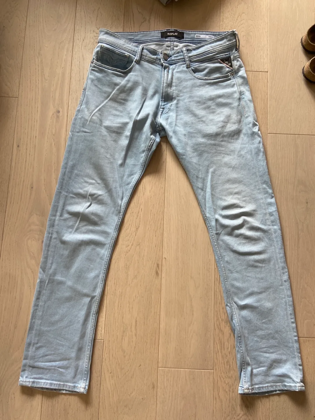 Replay Men's Light Wash Slim Fit Jeans