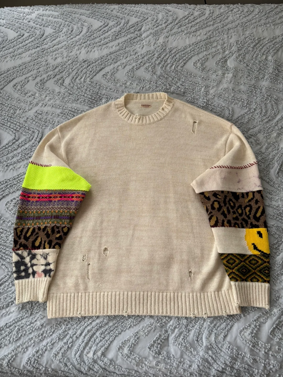 Kapital 5G Cotton Knit Hippie Sleeve Sweater image indicator(2)