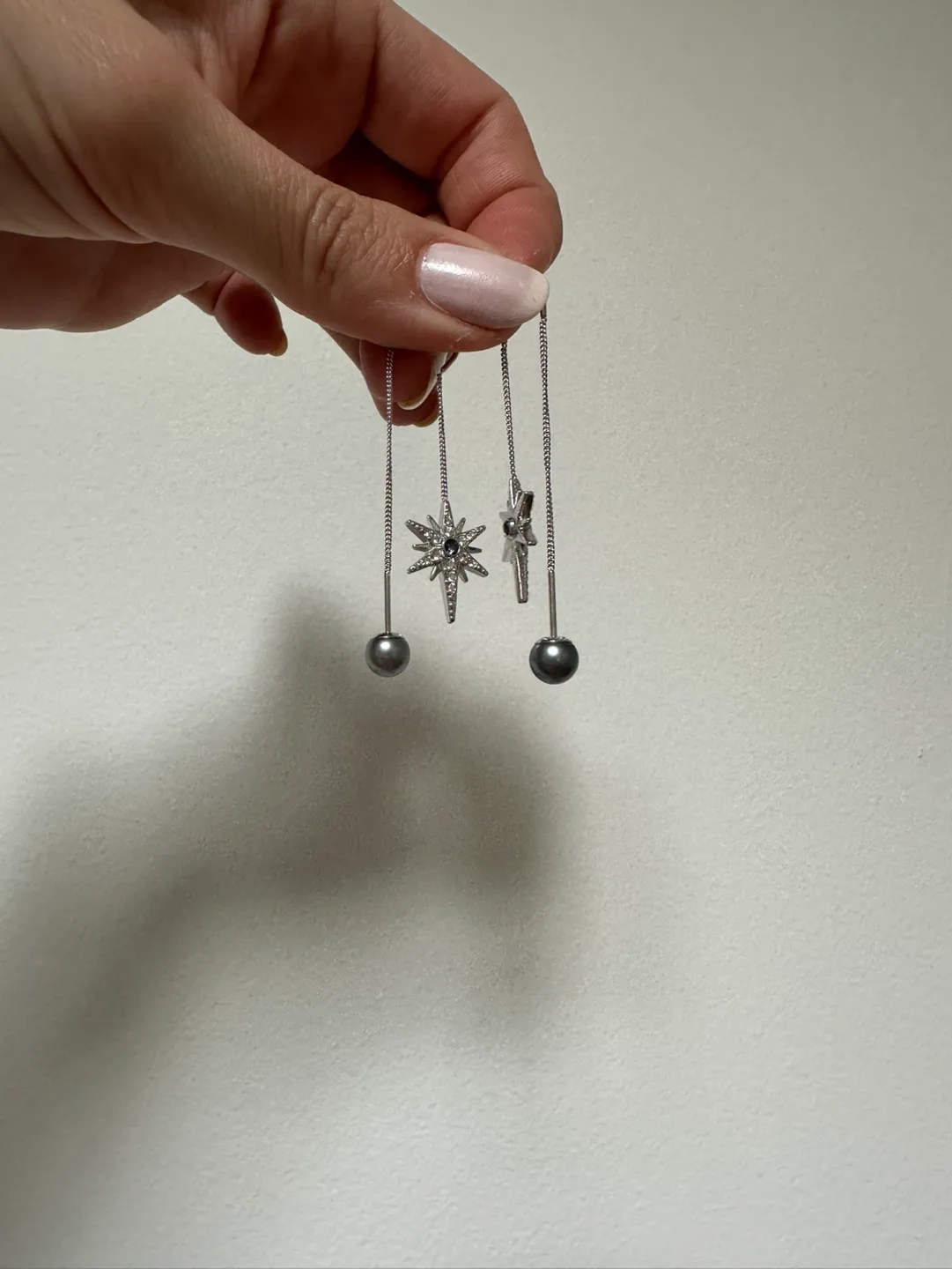 Swarovski Starburst Pearl Drop Earrings image indicator(2)