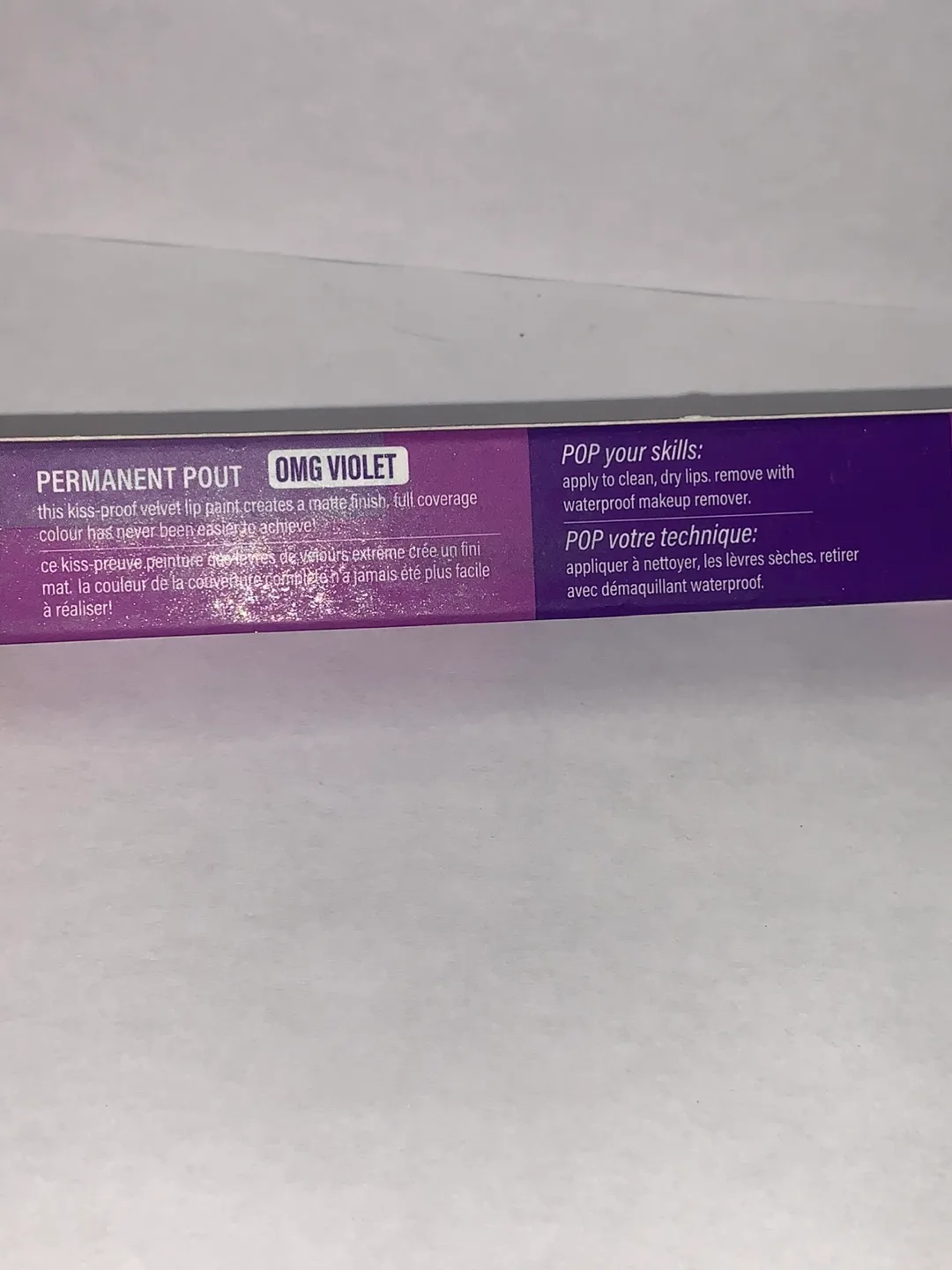 POP Beauty Permanent Pout Liquid Lip Colour - OMG Violet image indicator(2)