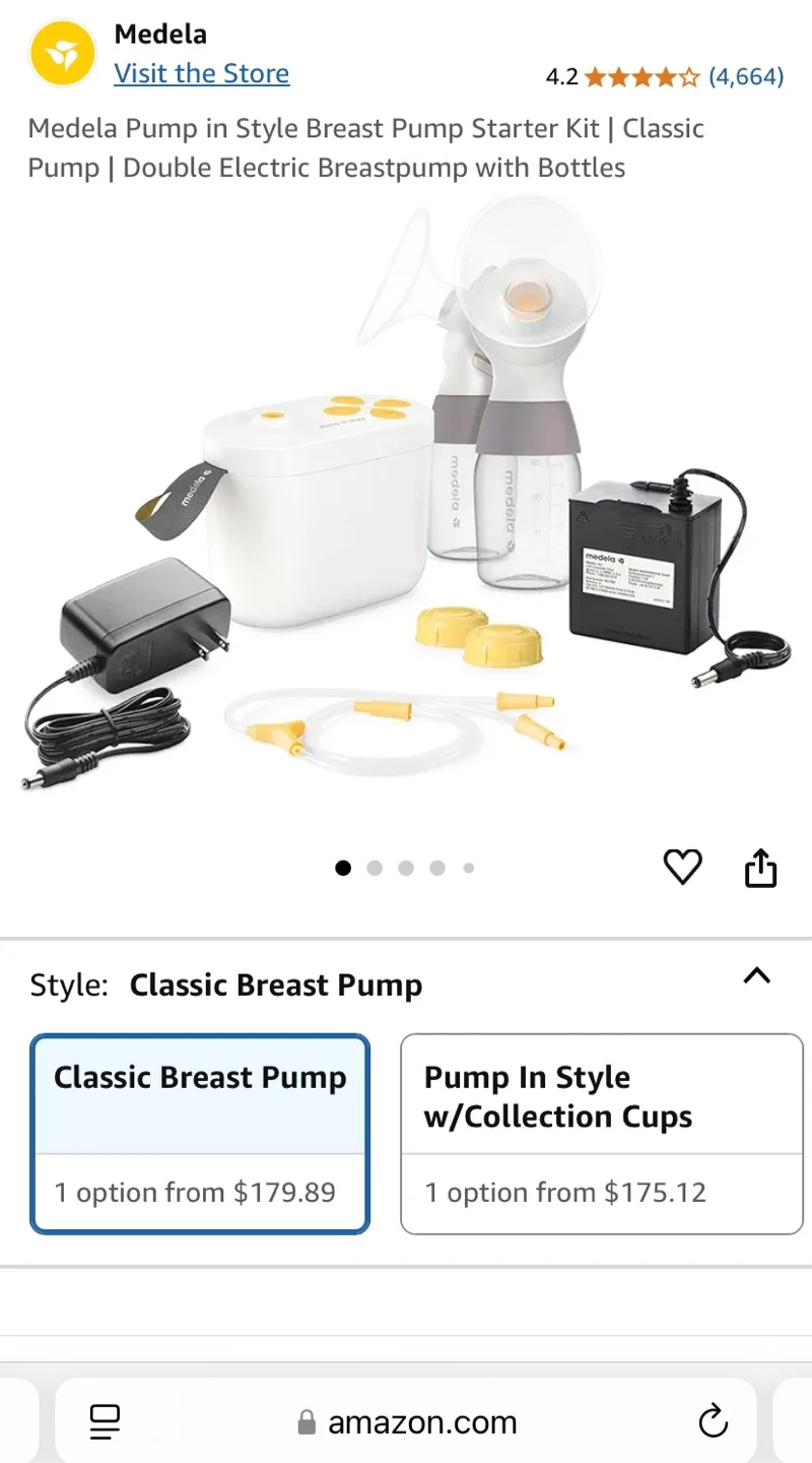 Medela Pump in Style Starter Kit - Double Electric Breast Pump image indicator(2)