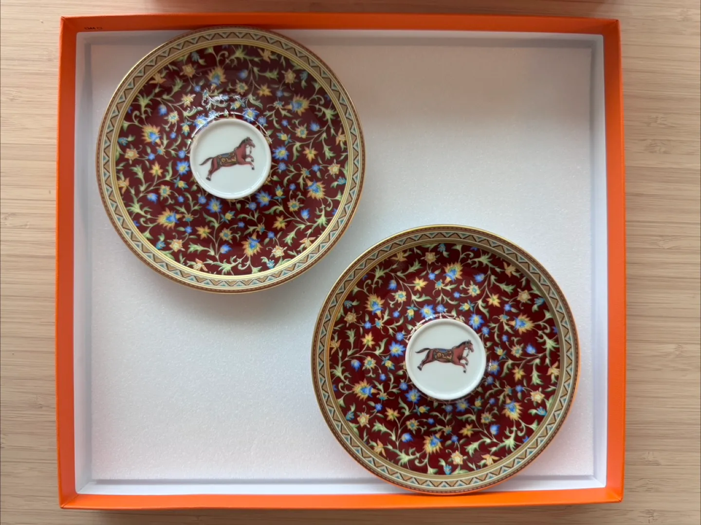 Hermes Cheval d’Orient Espresso/tea Cups and Saucers Set image indicator(6)