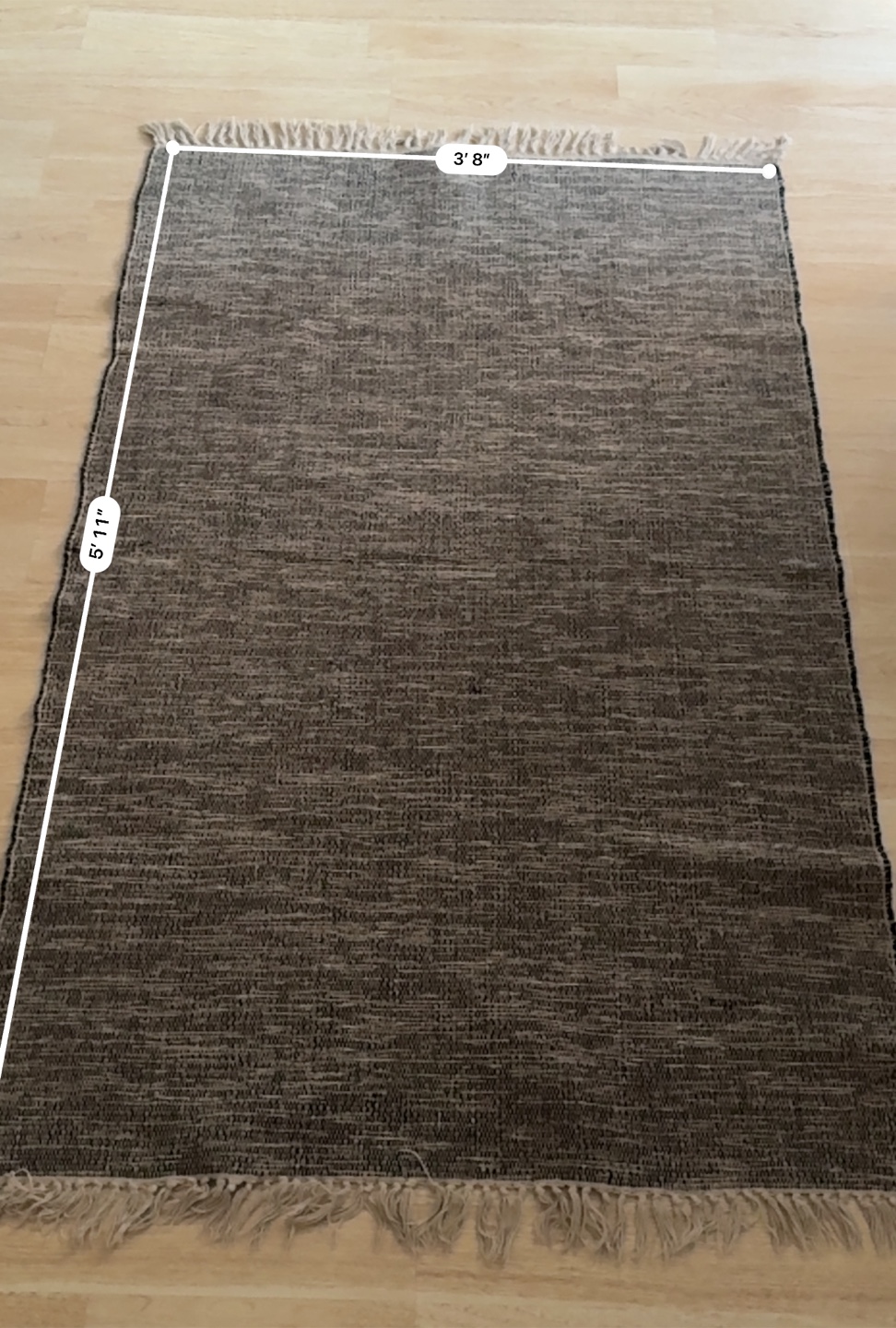 Area Rug – 3’8” x 5’11” – Neutral Tones - LOCAL PICK UP ONLY