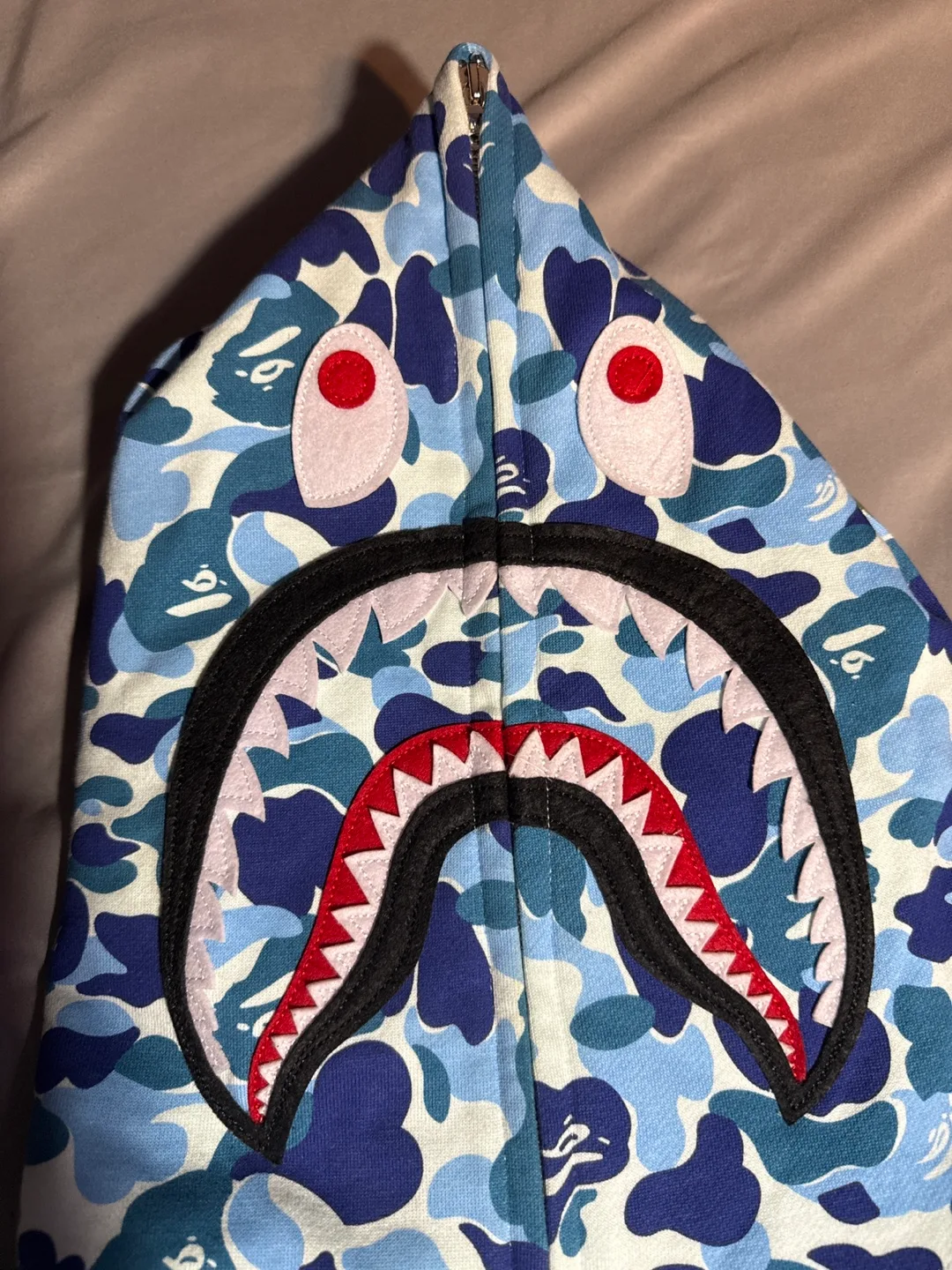 A Bathing Ape Bape Shark Zip-Up Hoodie image indicator(6)