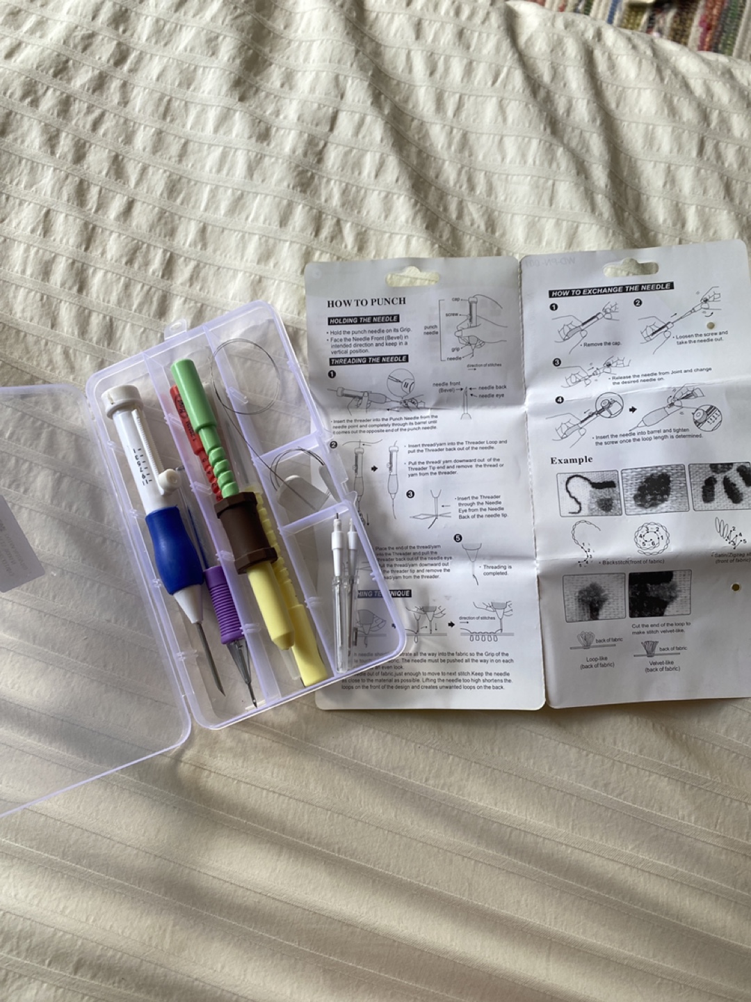 Punch Needle Kit with Instructions