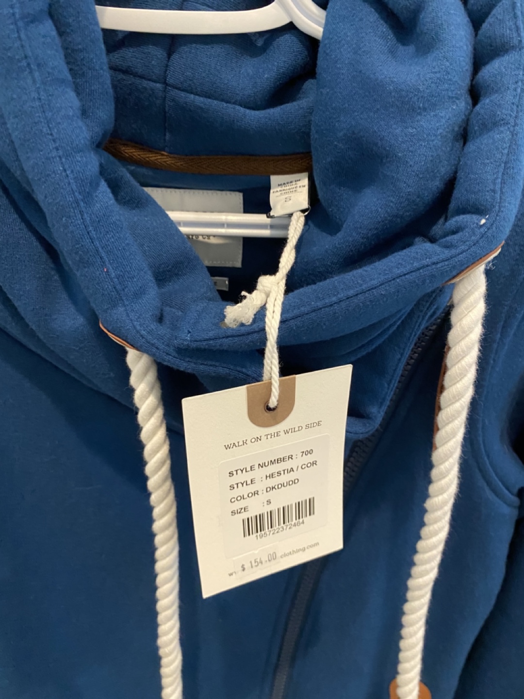 New with tags!  Wanakome Hestia Zip-Up Hoodie - Size Small - photo 4