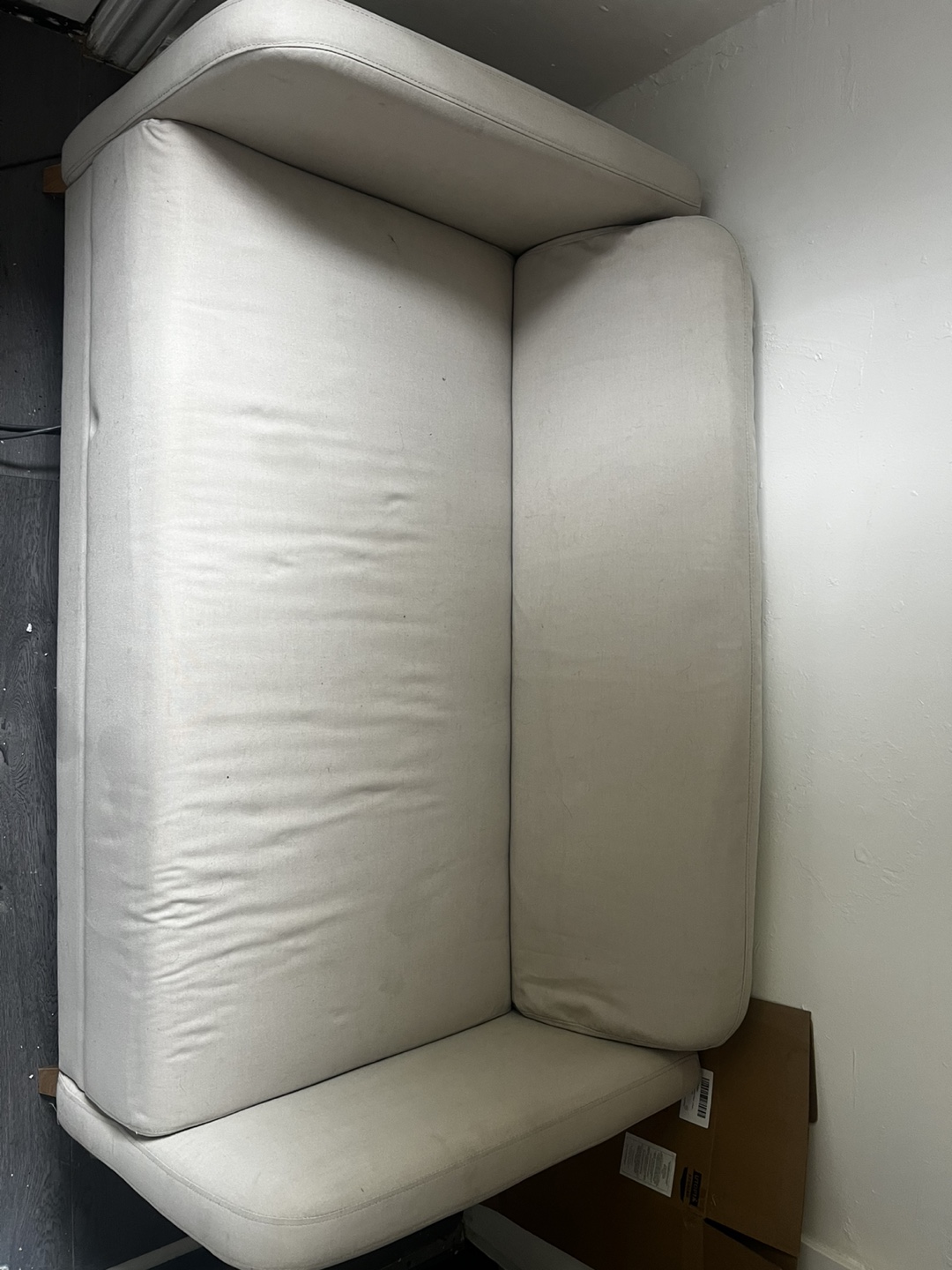 Light Grey Two-Seater Sofa